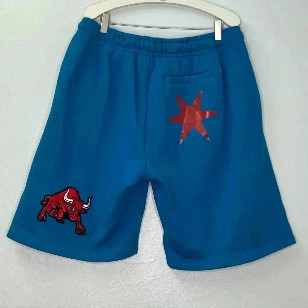 Eternity BC/AD Mens Sz 2XL‎ Blue Shorts CHI-TOWN Windy City Chicago Sweatshorts